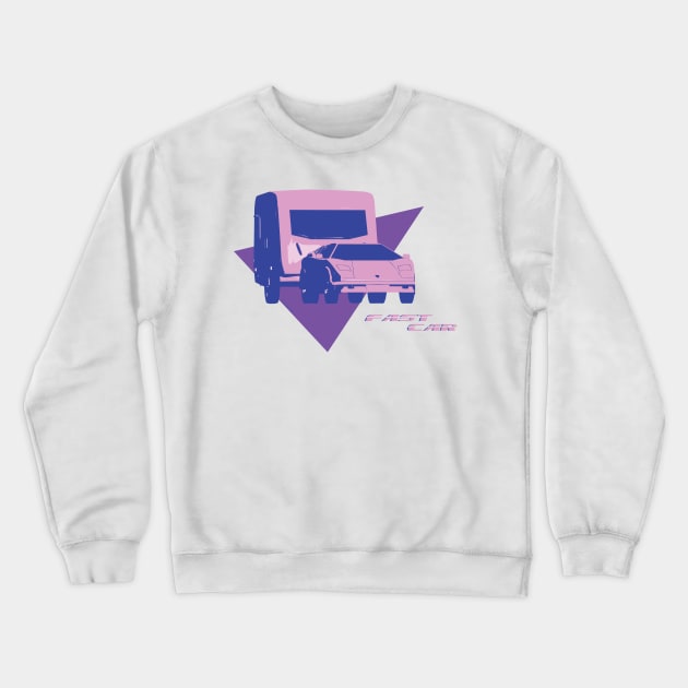 Fast Car!!!!!!!!!! Crewneck Sweatshirt by RyanJGillDesigns